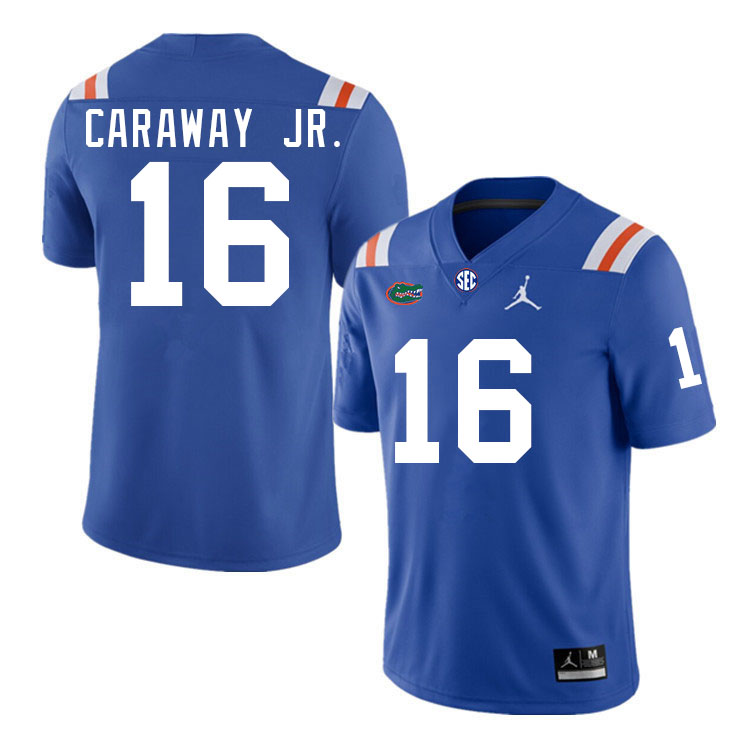 Florida Gators #16 Micheal Caraway Jr. College Football Jerseys Stitched-Throwback